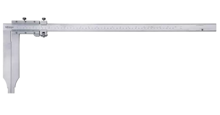 Mitutoyo Hosszúpofás nóniuszos tolómérő finomállítóval, 0-500 mm (0-20"), 0.05 mm (1/128") (534-102) termék fő termékképe