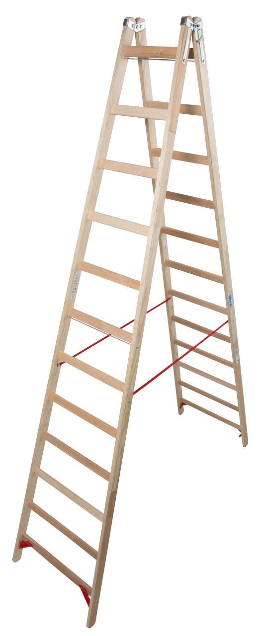 Krause STABILO Professional két oldalon járható fa állólétra, 2x12 fokos termék fő termékképe