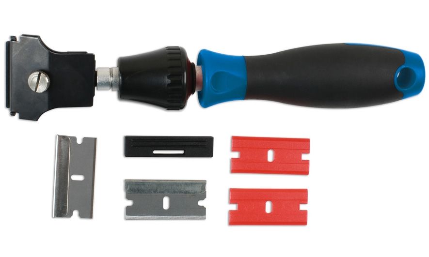 Laser Tools LAS-7623 cserélhető pengés kaparó készlet, 40 mm, 6 részes termék fő termékképe